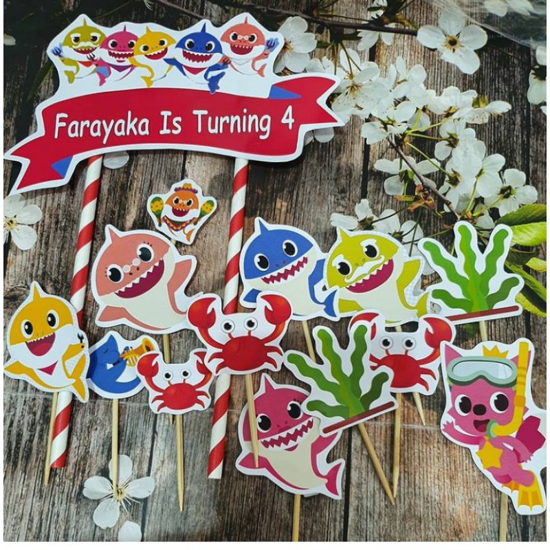 topper baby shark custom