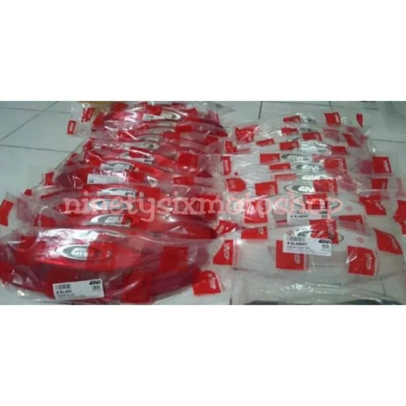 Mika Lampu Box GIVI E45 Merah Original GIVI Sparepart Z1234 Top Box Lens Red GIVI E45