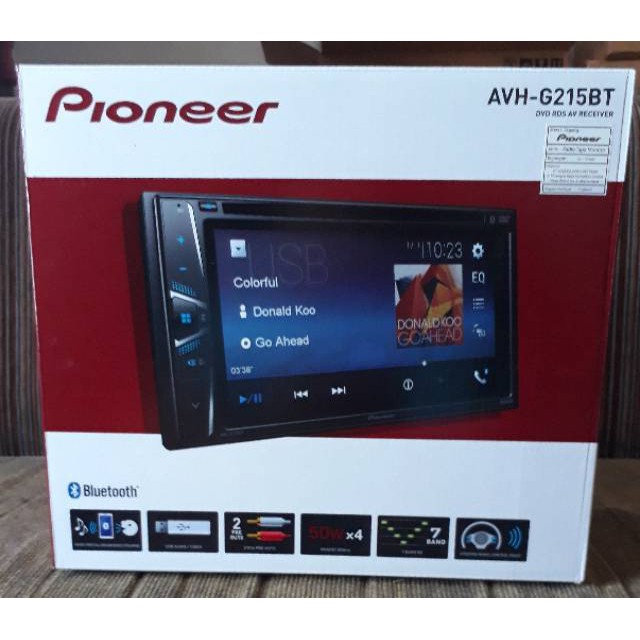 HEAD UNIT DOUBLE DIN PIONEER AVH‐G215BT - AUDIO & VIDEO MOBIL - AKSESORIS INTERIOR MOBIL