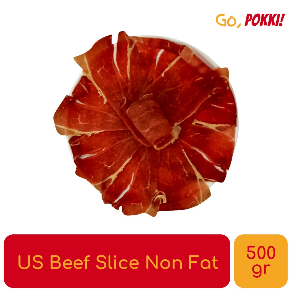 

US Beef Slice Non Fat - Frozen Meat ala Korean BBQ 500g