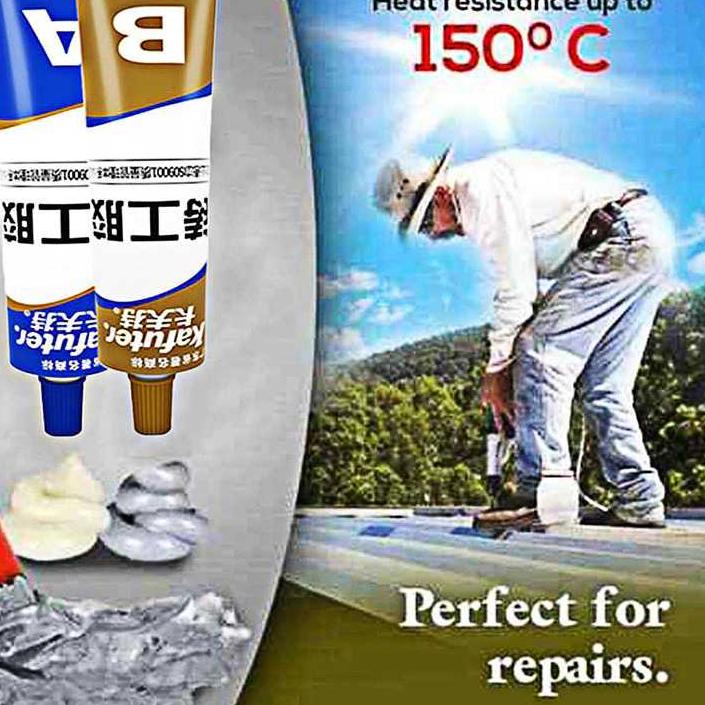 

VH5♦ Kafuter Lem Caster Glue A+B Metal Repairing Adhesive Glue 100g TREN MASA KINI