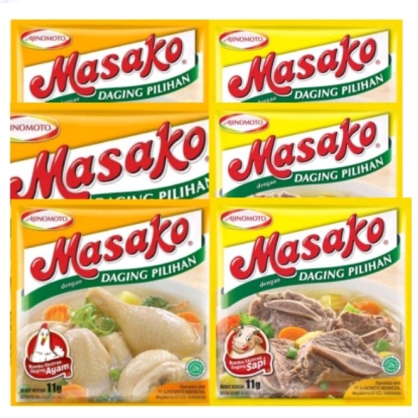 

6 x masako bumbu kaldu