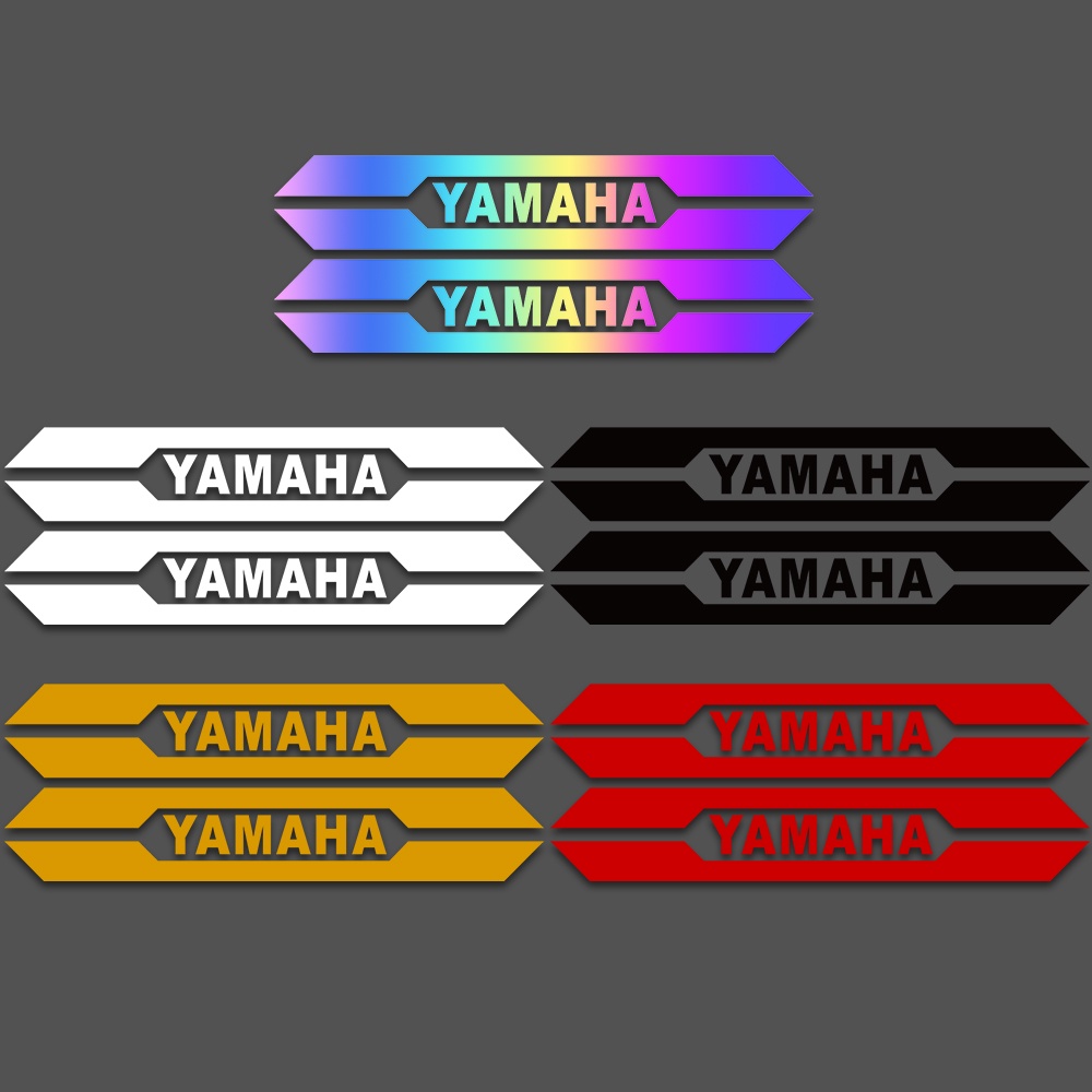 2pcs Stiker Reflektif Tahan Air Untuk Motor YAMAHA