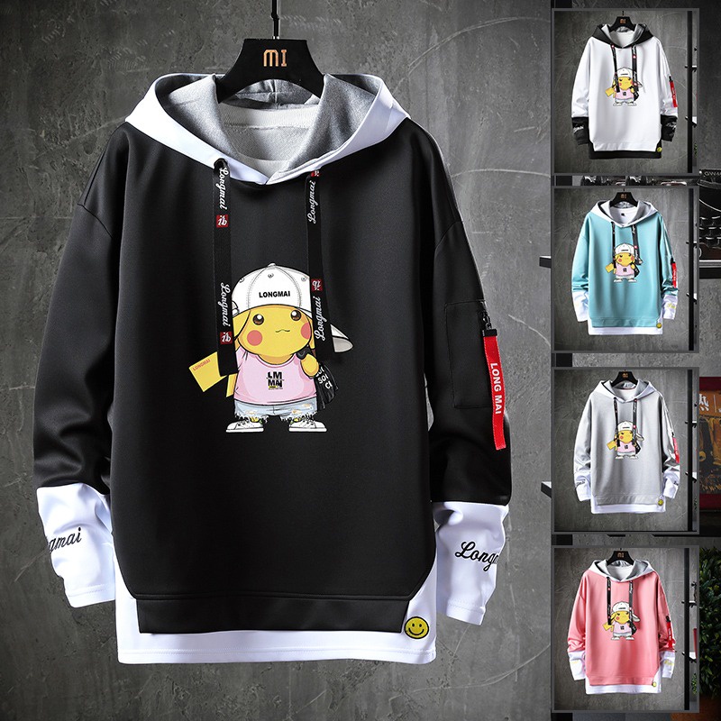 Hoodie Pria Motif Pikachu (A428-1-WY7047)