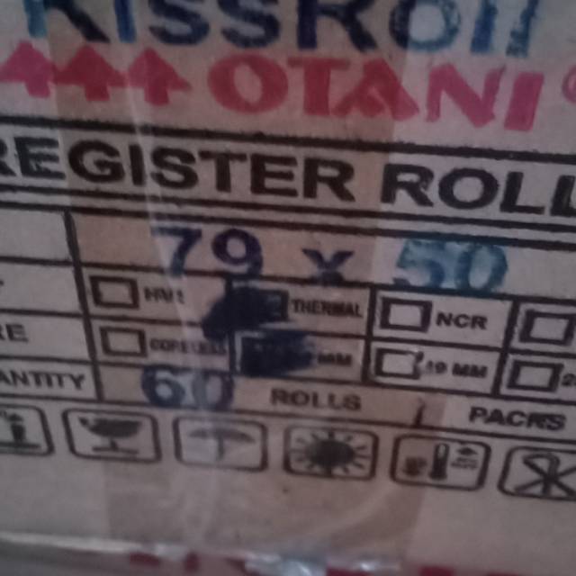

Kertas thermal kasir 79x50/80x50