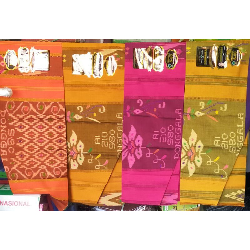 sarung DONGGALA A1. S80. sutra. asli original.