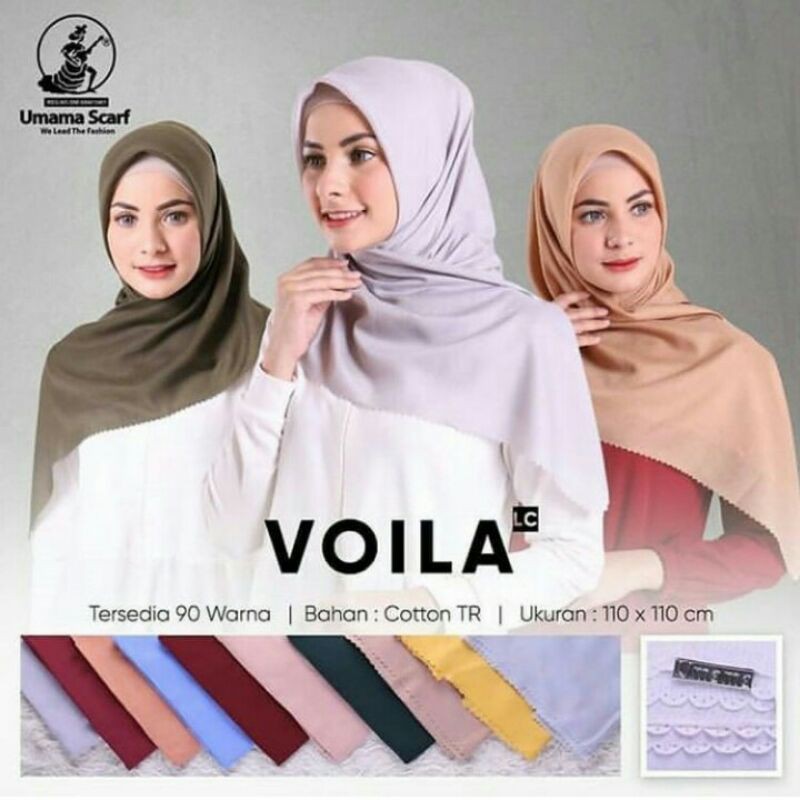 Segi Empat VOILA  LC / Hijab Instant  Laser Cut Umama