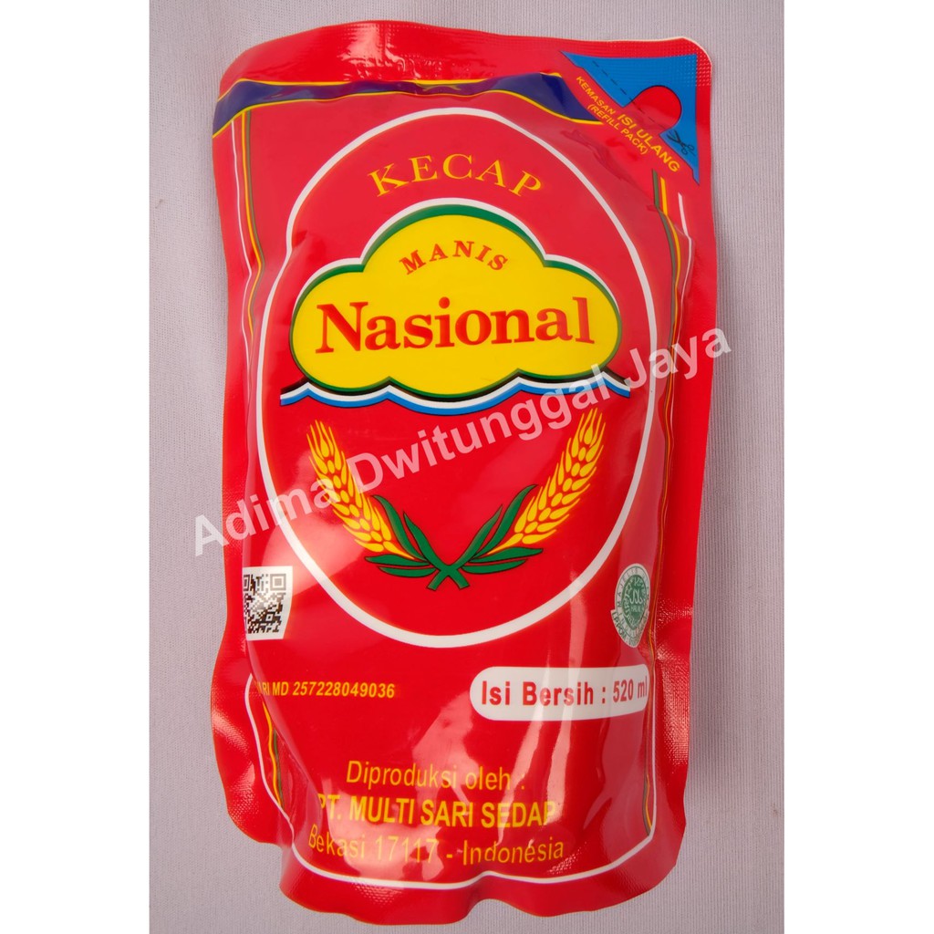 Kecap Manis Nasional Pouch 520 ml