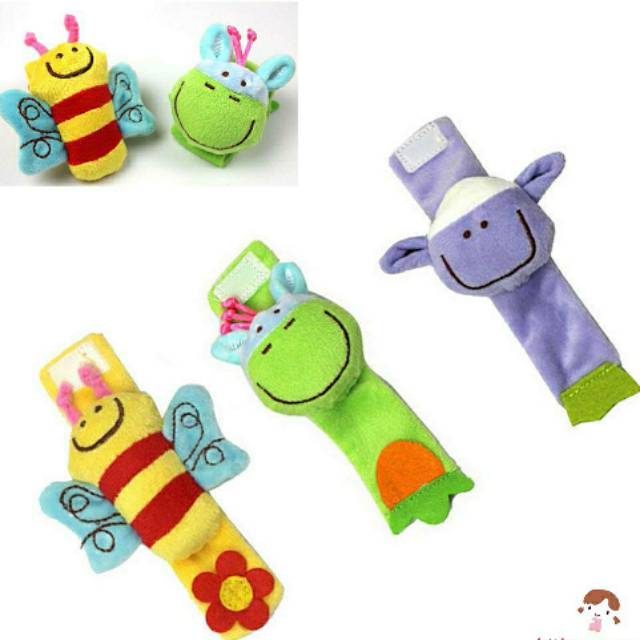 Mainan rattle  gelang  ratle mainan boneka bayi  balita 