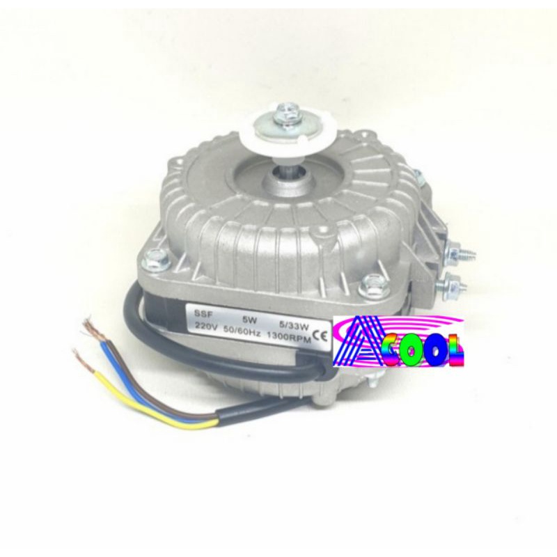 Fan Motor 5 Watt Condensor Kulkas/Dinamo Kipas Kondensor Showcase 5W