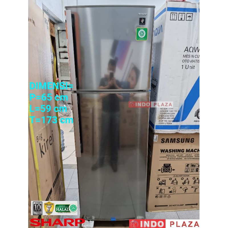 KULKAS 2 PINTU JUMBO / NO FROST / LOW WATT SHARP SJ-450GP