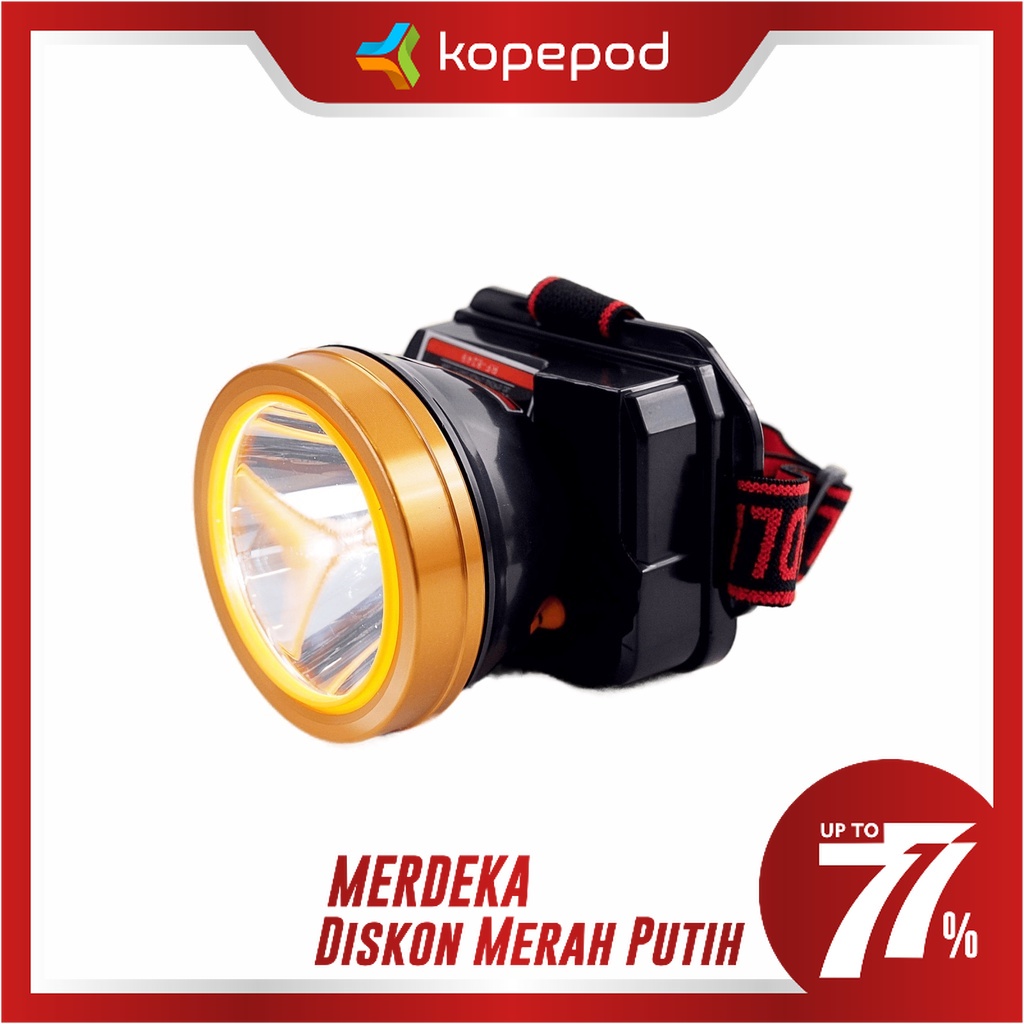 KopepodCOD Senter Kepala 100 Watt dan 30 Watt Waterproof Kualitas Premium Diameter Besar