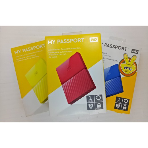 HDD Hardisk Harddisk Eksternal External WD Passport  Ultra 1TB 1Tera