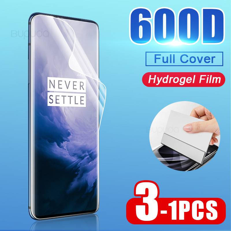 600D Curved Edge Screen Protector For Oneplus 9 Pro 7T 7 Pro 7T Pro 8 8T 8 Pro Hydrogel Film For One plus 5 5T 6 6T Full Protective Film Not Glass