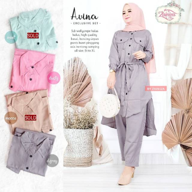 AVINA EXCLUSIVE SET BY ZAINIZA BERLABEL