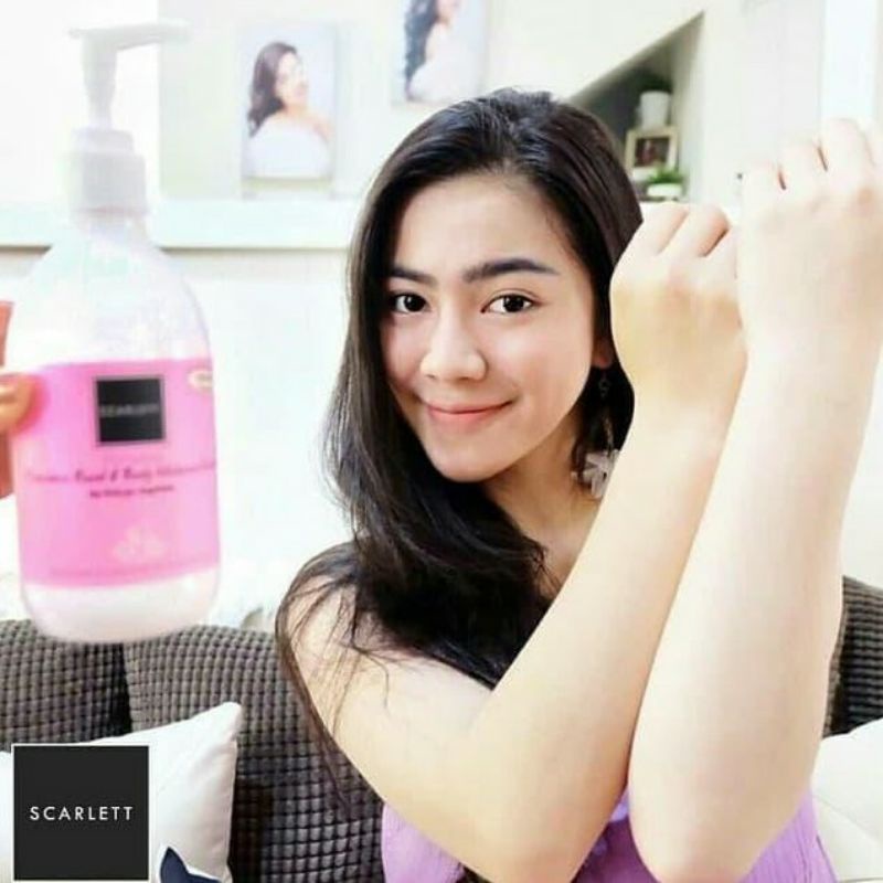 SCARLETT Shower Scrub | Body Lotion | Serum | Toner | Essence | SCARLET SERIES By Felicya Angelista