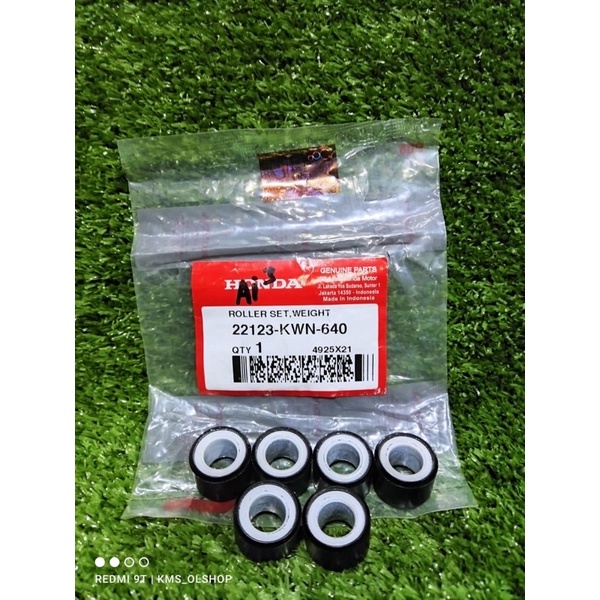 Roller Roler Weight Set Vario 125 fi esp LED KWN ORIGINAL HONDA AHM 22123-KWN-640