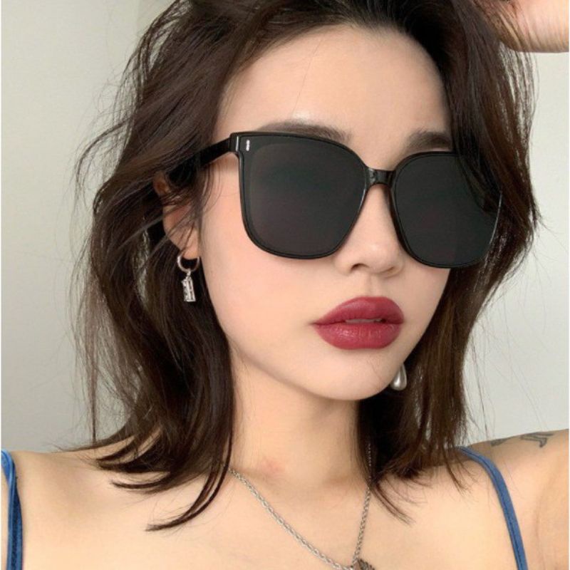 KACAMATA KOTAK HITAM KOREAN FASHION SUNGLASSESS WANITA PRIA / KACAMATA HITAM KOREA / FRIDA