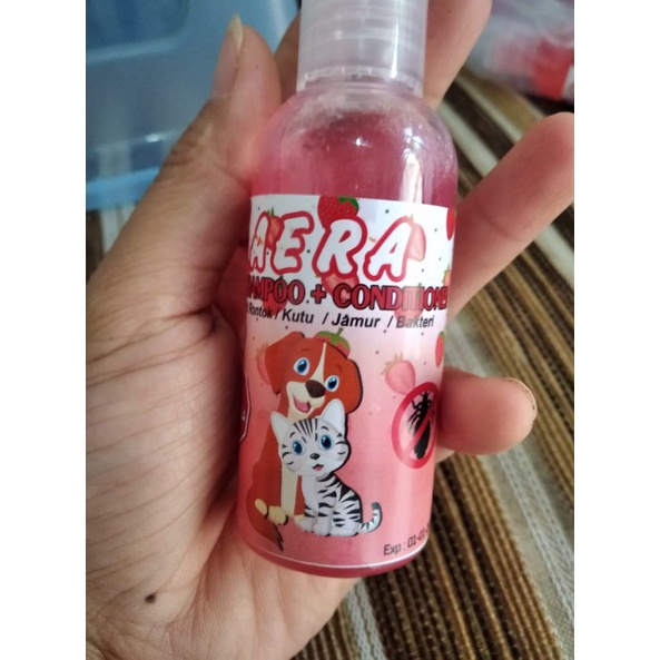 SAMPO KUCING ANJING ANTI KUTU ANTI RONTOK ANTI JAMUR ANTI BAKTERI SHAMPO SAMPO HEWAN 60ML