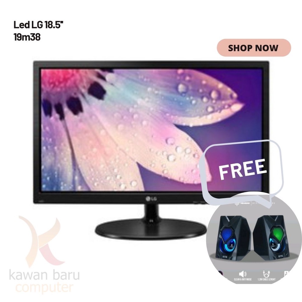 Monitor LG 19 Inch LED 19M38 Garansi Resmi Monitor 19 Inch Bandung