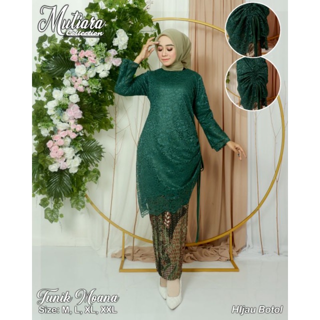 TUNIK MOANA // BAHAN BRUKAT FULL PREMIUM // By Mutiara Collection