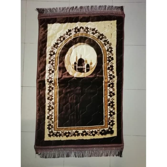 sajadah tebal uk. besar buat sholat sujud/ bahan bludru tebal
