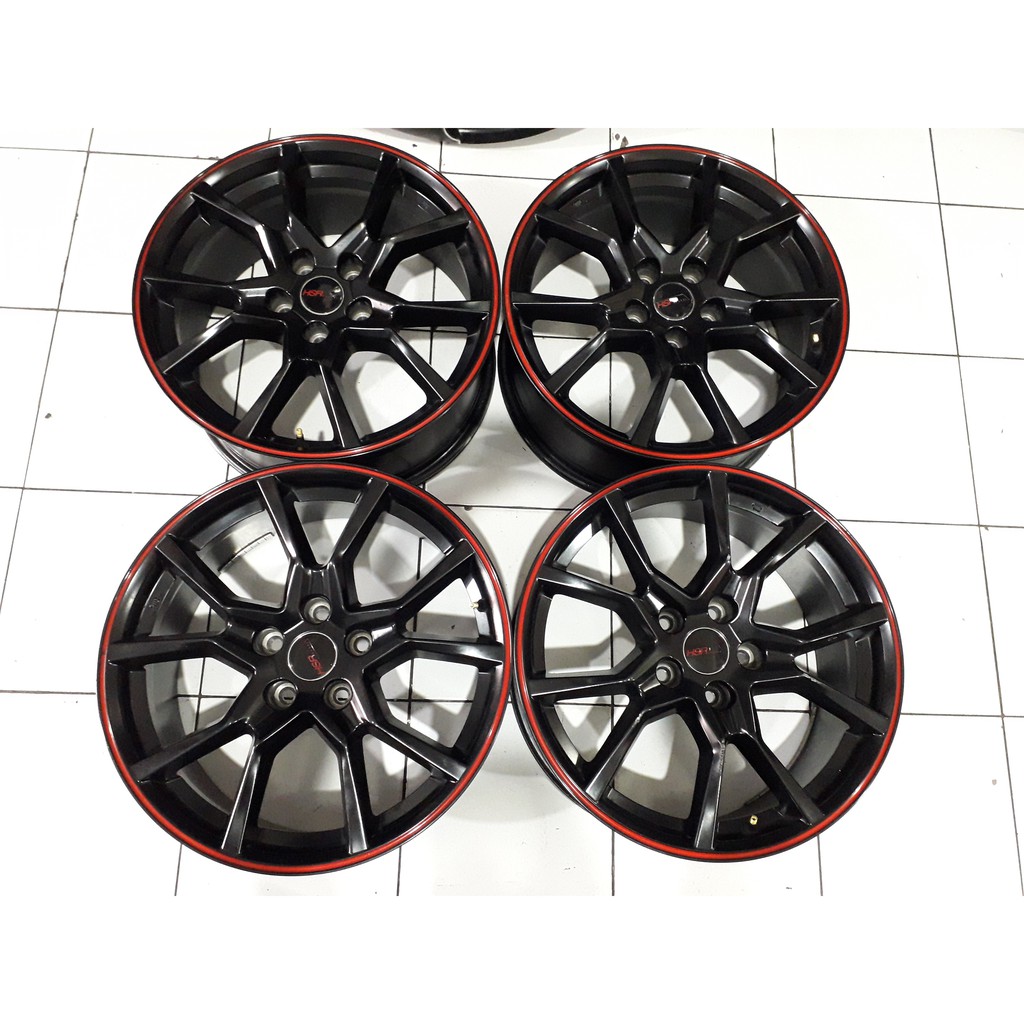 velg mobil seken model hsr misato ring 18x8 pcd 5x114 seken murah