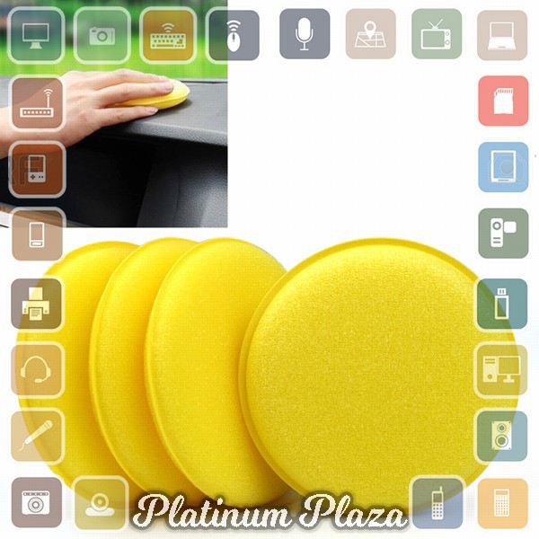 LEEPEE Busa Pad Poles Wax Body Mobil 12 PCS - 13921 - Yellow`CIL3I2-