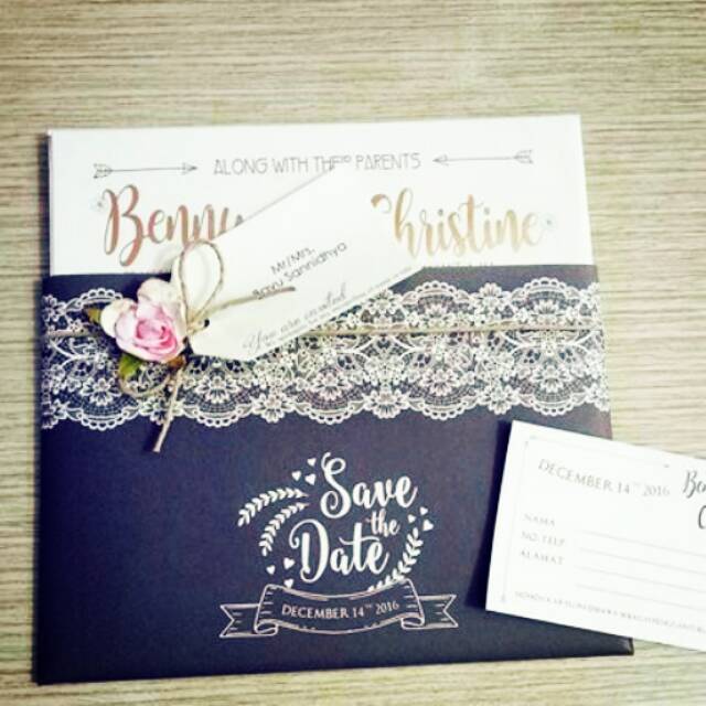 Undangan Hardcover + Amplop