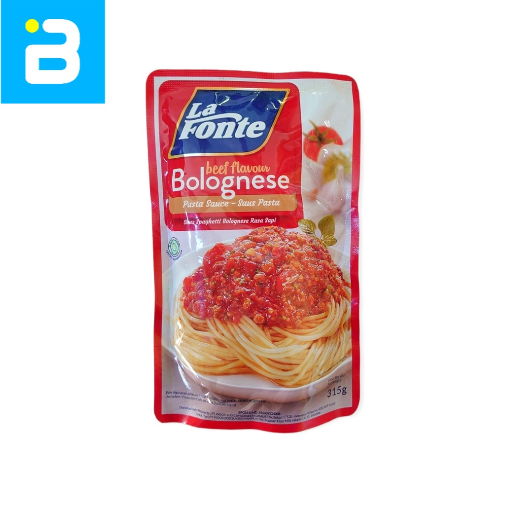 

La Fonte Saus Pasta Bolognese Beef Flavour 315 G