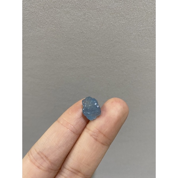 aquamarine clear gemmy gemstone crystal healing lucky stone batu alam wire ring cincin kristal