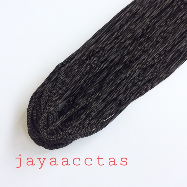 Tali kur 4 jarum 3 mm bahan poly hitam