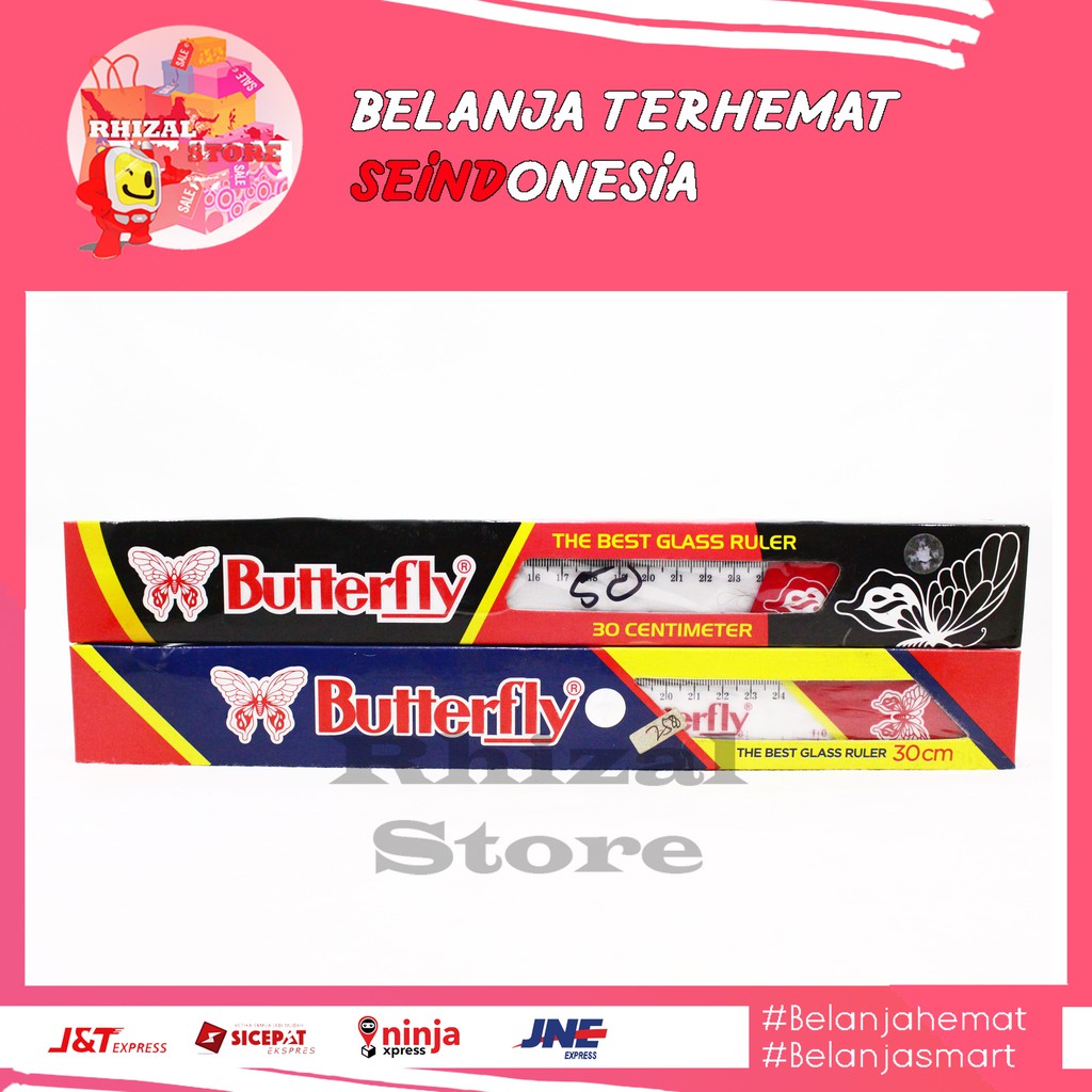 

Penggaris Butterfly 30 Cm