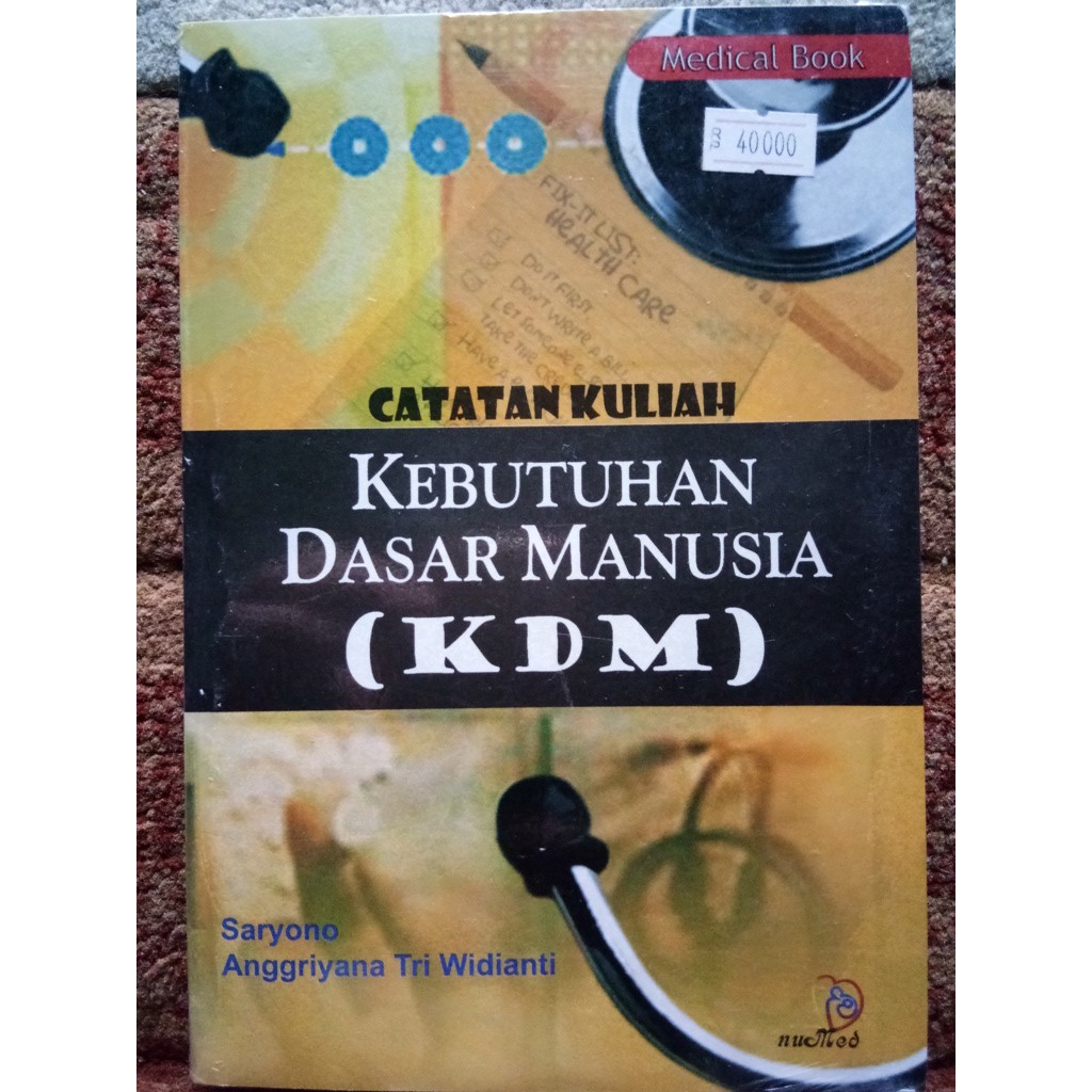

Catatan Kuliah Kebutuhan Dasar Manusia (KDM)