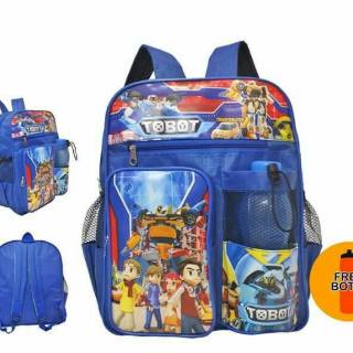 8323B Ransel Karakter Anak Sekolah SD TK Tas Transparan