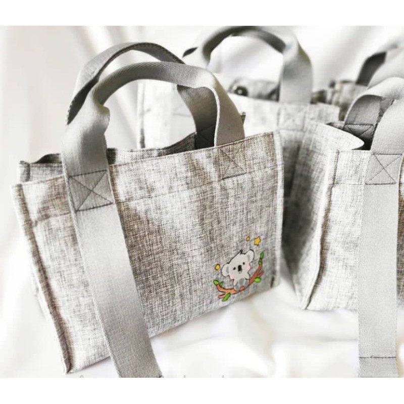 tote custom tas murah kanvas hampers/souvenir