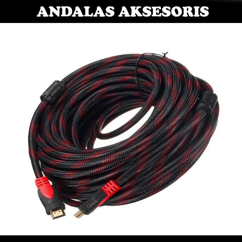 KABEL Hdmi To Hdmi 20 Meter jaring