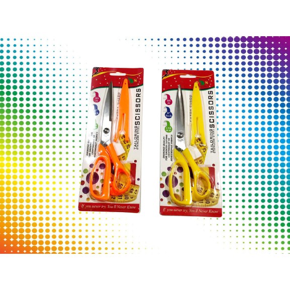 

Gunting Serbaguna 9" DS Scissors Warna Plus Sarung- Gunting Serbaguna