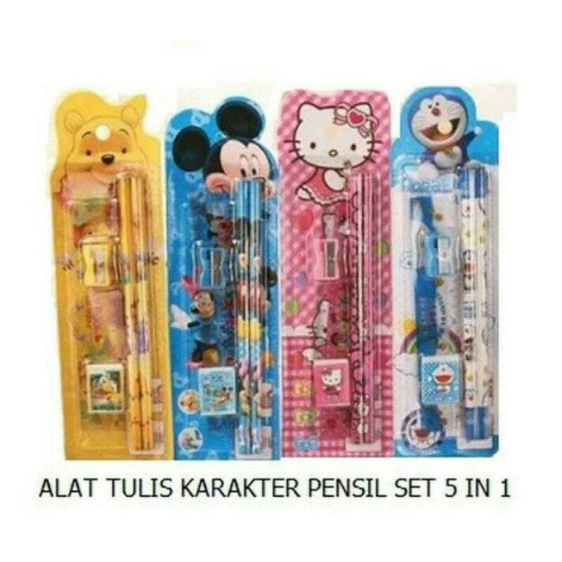 

Pensil Set alat tulis Anak 5 in 1