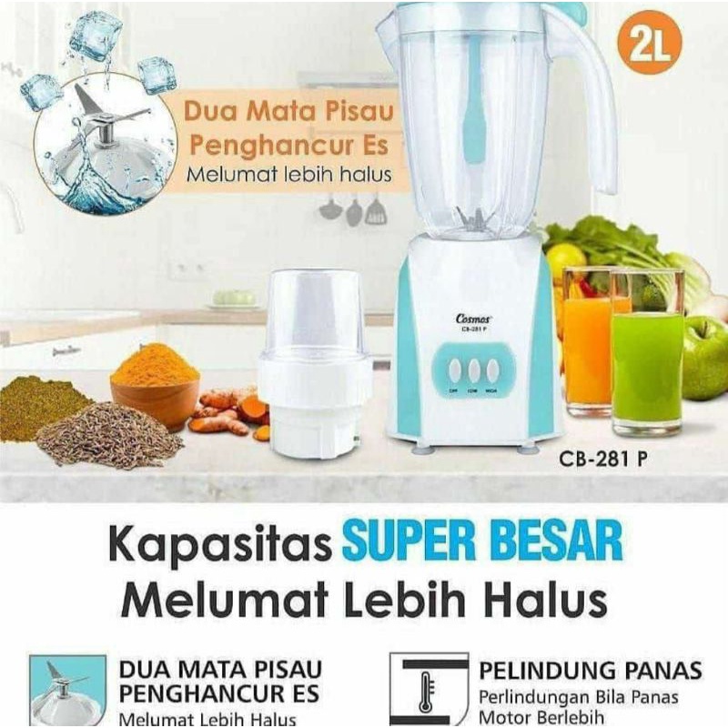 Blender Cosmos 2Liter Blender es batu