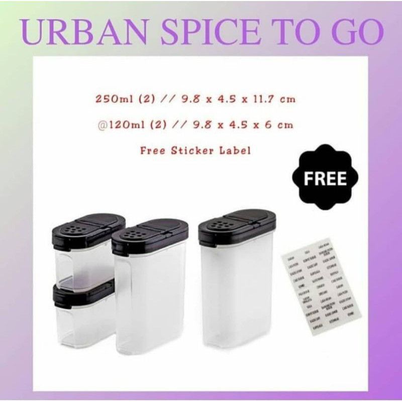 Urban Spice to go wadah bumbu tabur