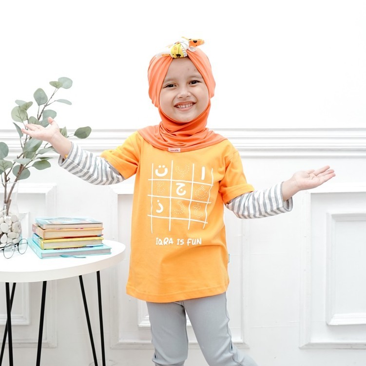 BAJU KAOS ANAK PEREMPUAN  MUSLIM AMMARKIDS