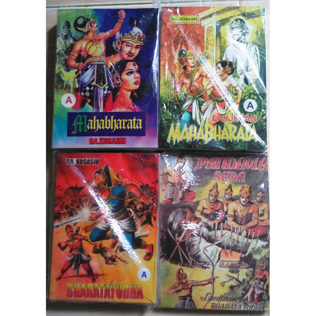 Paket MAHABHARATA - BHARATAYUDHA - PANDAWA SEDA , Komik lengkap karya RA Kosasih , u/ hobi/kolektor