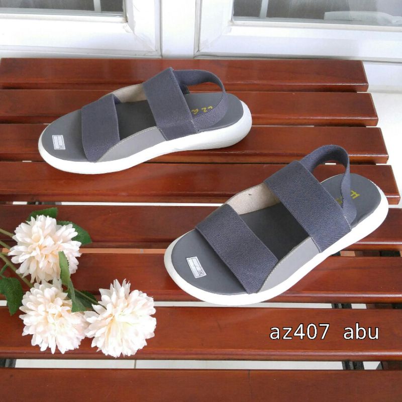 BIG SALE CUCI GUDANG BorneoXavyera Sendal Tali Sandal Platform Yun Seo by xavyera AZ407 dan DN04