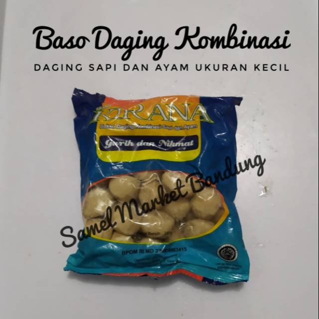 

Baso Daging Kombinasi, 240 gr