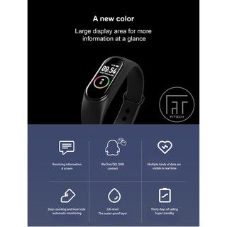 FiTech M4 Smart Watch Fitness Tracker Bluetooth Smartwatch