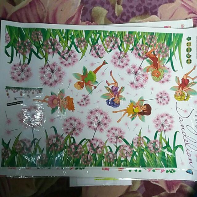 Sk7040 Little Purple Pandora Wallsticker Wall Stiker   50x70