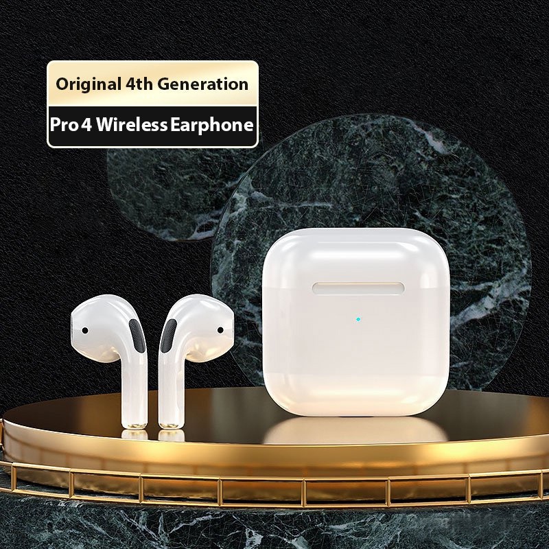 【wireless】 Bluetooth  Headset inpods Pro 4 TWS Earphone Nirkabel Headset Bluetooth 5.0 earphones #02