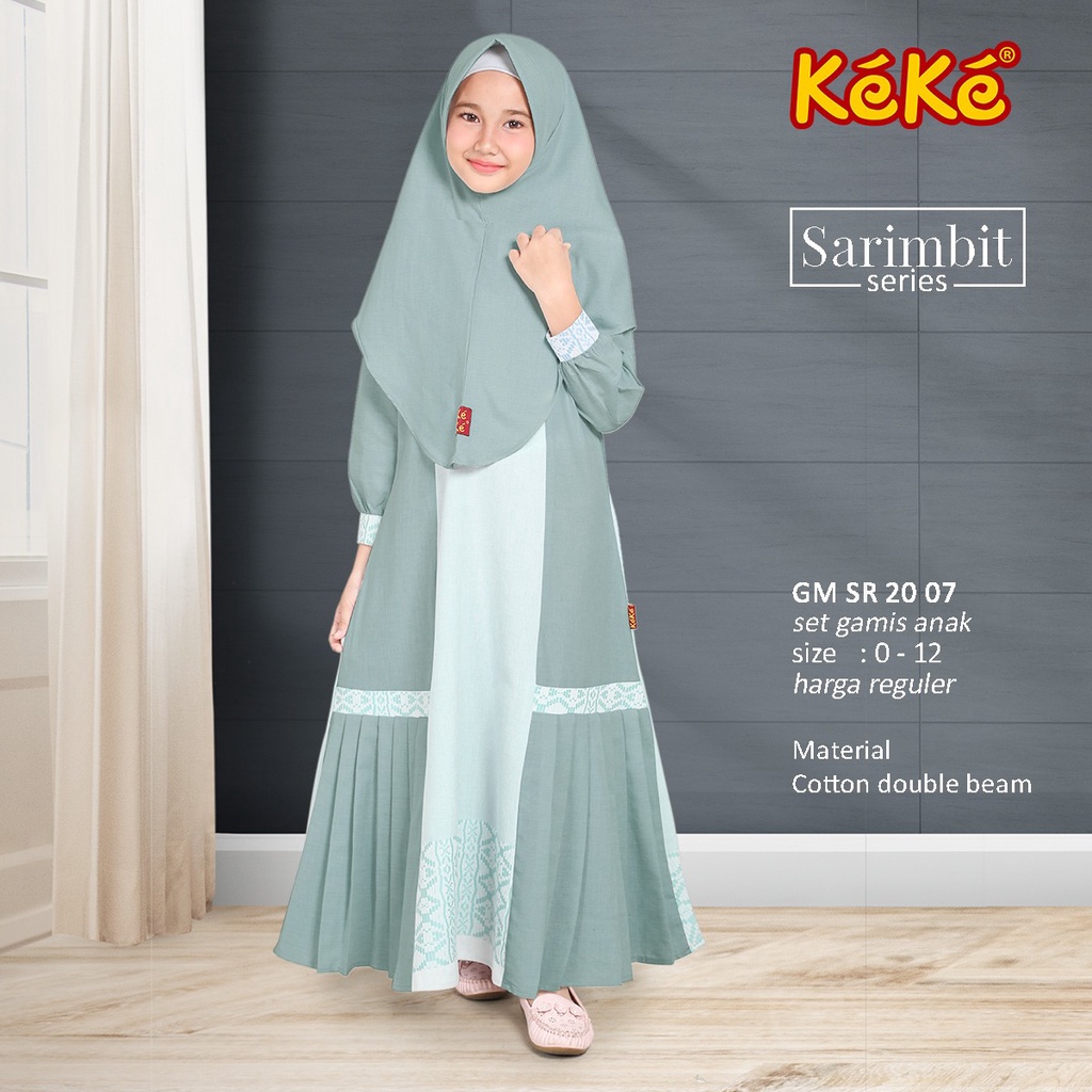 Gamis Anak Keke GM SR 20 07 | Gamis Anak Keke GMSR 20 07 | Gamis Anak Keke Original | Busana Keke | 