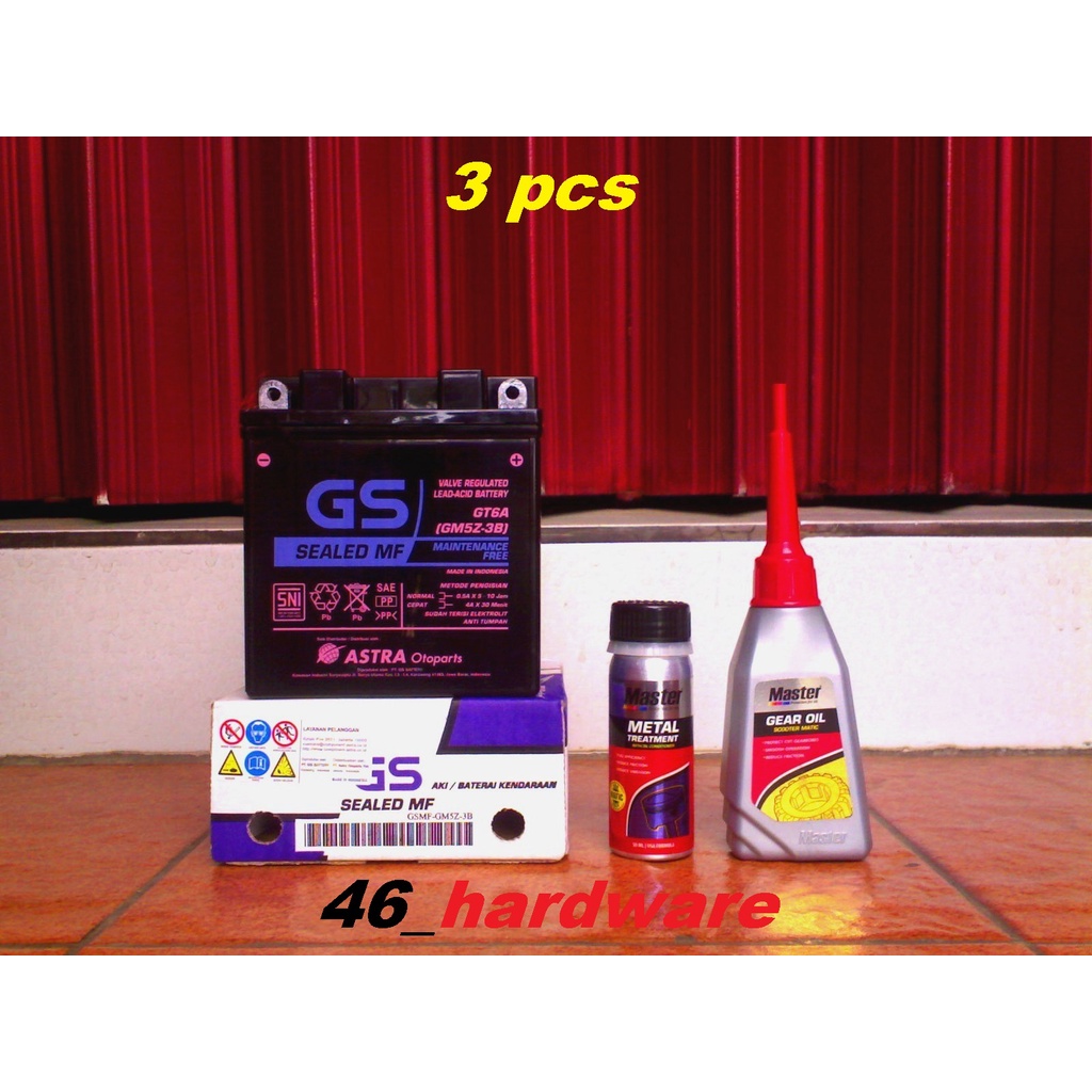 AKI GS SEALED MF GM5Z-3B GT6A MASTER METAL GRAND JUPITER MIO KLX VESPA - 46_hardware